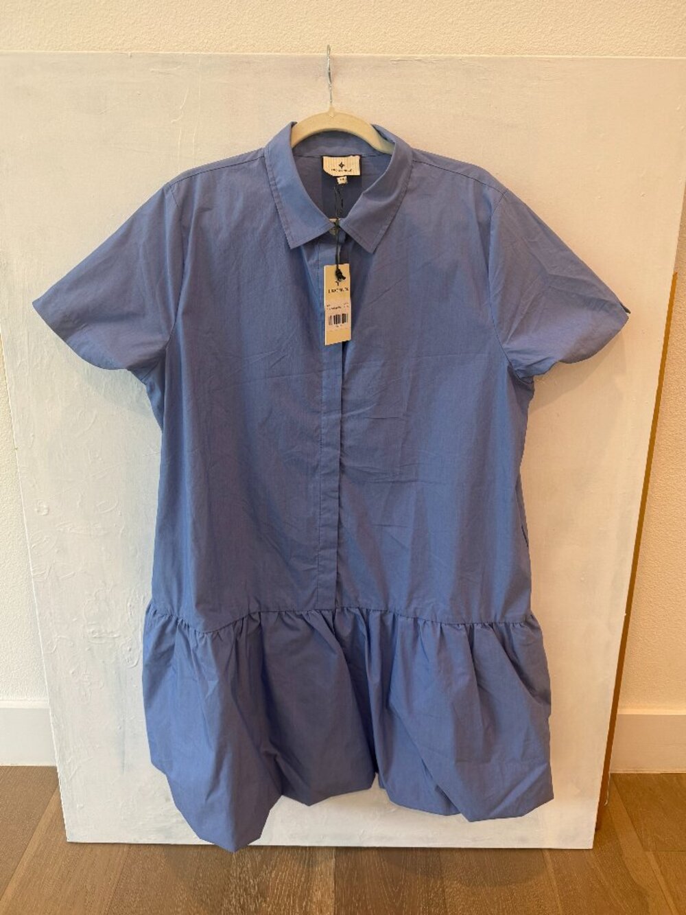 Tuckernuck Sail Blue Martine Bubble Mini Dress Size XXL - NWT